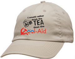 I would Rather Drink Tea adjustable Cap